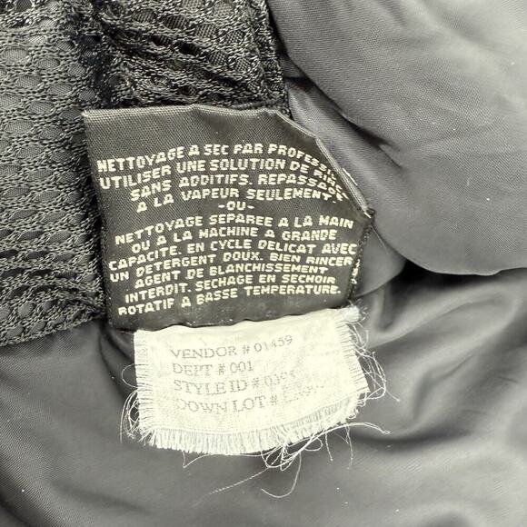 Vintage Eddie Bauer Navy Jacket Men’s XL Goose Down Coat Hooded Puffer Parka - Picture 7 of 16